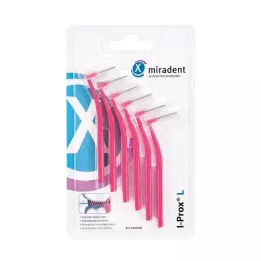 Miradent spazzola interdentale I-Prox L 0,4 mm Pink, 6 pz