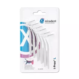 Spazzola interdentale Miradent I-Prox L 0,6 mm Bianco, 6 pz