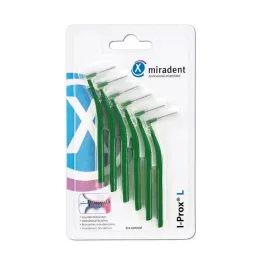 MIRADENT Scovolino interdentale I-Prox L 0,7 mm verde, 6 pz