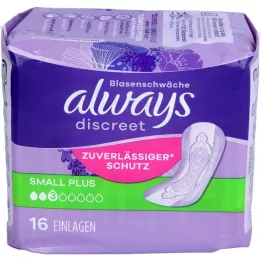 ALWAYS inserto discreto per incontinenza piccolo plus, 16 pz