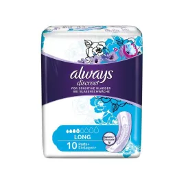 ALWAYS inserto discreto per incontinenza lungo, 10 pz