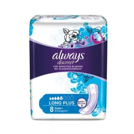 ALWAYS inserto per incontinenza discreto lungo plus, 8 pezzi