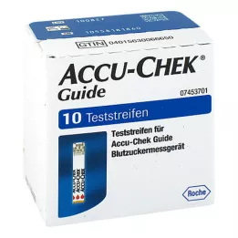 ACCU-CHEK Strisce guida per test, 1X10 pz