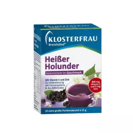 KLOSTERFRAU Broncholind granuli caldi di sambuco, 10X15 g