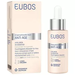 EUBOS ANTI-AGE Gel Booster 3D allacido ialuronico, 30 ml