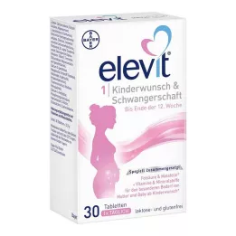 ELEVIT 1 desiderio di avere figli &amp; Compresse per la gravidanza, 30 pz