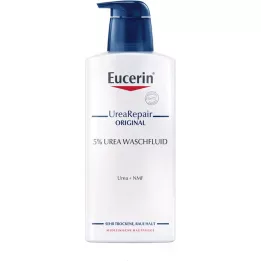 Eucerin Urea Leggi il fluido di lavaggio originale 5%, 400 ml