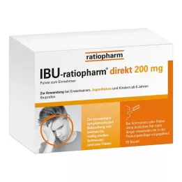IBU-RATIOPHARM polvere diretta 200 mg per uso orale, 20 pz