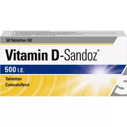 Vitamina D Sandoz 500 I.e. Compresse, 50 pz