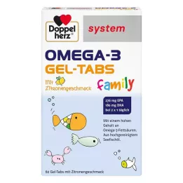 DOPPELHERZ Sistema famiglia Omega-3 Gel-Tabs, 60 pz