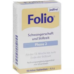 FOLIO 2 compresse rivestite con film senza iodio, 90 pz