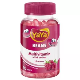 YAYA BEANS Compresse masticabili di zinco e iodio al lampone, 90 pz