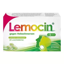 LEMOCIN contro il mal di gola pastiglie, 20 pz