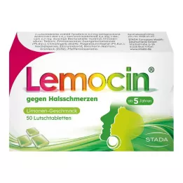 LEMOCIN contro il mal di gola pastiglie, 50 pz