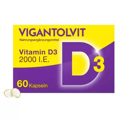 VIGANTOLVIT 2000 I.E. Vitamina D3 capsule molli, 60 pz VIGANTOLVIT 2000 I.E. Vitamina D3 capsule molli, 60 pz