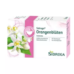 SIDROGA Bustine filtro di tè ai fiori darancio, 20X1,2 g