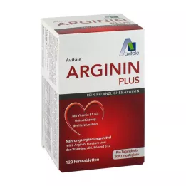 ARGININ PLUS Compresse rivestite con film di vitamina B1+B6+B12+acido folico, 120 pz