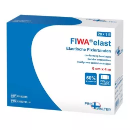 FIXIERBINDE elastico 6 cmx4 m cellophanato, 1 pz