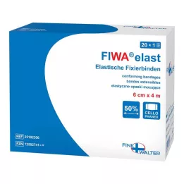 FIXIERBINDE elastico 8 cmx4 m cellophanato, 1 pz