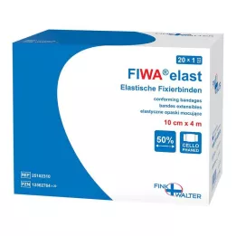 FIXIERBINDE elastico 10 cmx4 m cellophanato, 1 pz