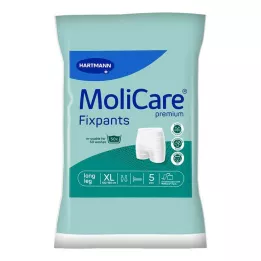 MOLICARE Pantaloni Premium Fixpants gamba lunga taglia XL, 5 pezzi