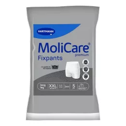 MOLICARE Pantaloni Premium Fixpants gamba lunga taglia XXL, 5 pezzi