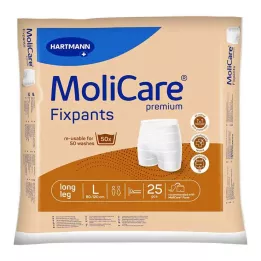 MOLICARE Fixpants premium gamba lunga Gr.l, 25 pz