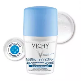 VICHY DEO Roll-on Minerale 48h senza alluminio, 50 ml