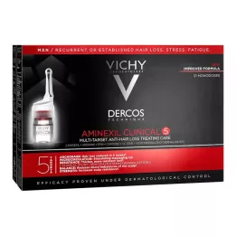 VICHY AMINEXIL Clinico 5 per uomo, 21X6 ml