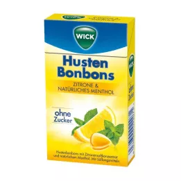 Wick Lemon &amp; NAT e ricco mentolo senza zucchero, 46 g