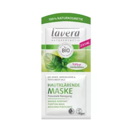 LAVERA Maschera schiarente per la pelle alla menta, 2X5 ml