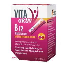 VITA AKTIV B12 stick diretti con blocchi di proteine, 20 pz