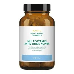Capsule multivitaminiche attive senza rame, confezione da 120