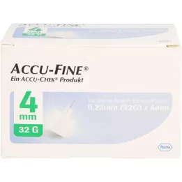 ACCU FINE Aghi sterili F.Insulinpens 4 mm 32 g, 100 pz