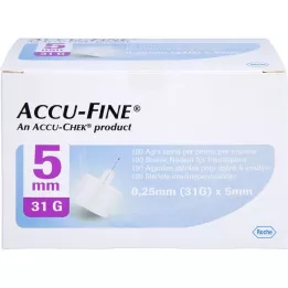 ACCU FINE Aghi sterili F.Insulinpens 5 mm 31 g, 100 pz
