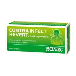 CONTRAINFECT Hevert compresse per il raffreddore, 40 pz