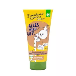 DE Gel doccia Dreckspatz Andrà tutto bene, 200 ml