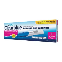 CLEARBLUE Test di gravidanza con determinazione della settimana, 1 pz