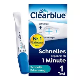 CLEARBLUE Test di gravidanza a rilevamento rapido, 1 pz