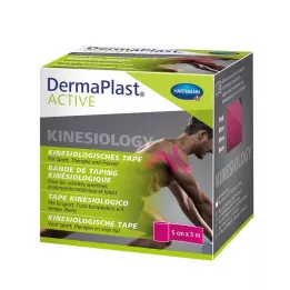 DERMAPLAST Nastro kinesiologico attivo 5 cm x 5 m rosa, 1 pz