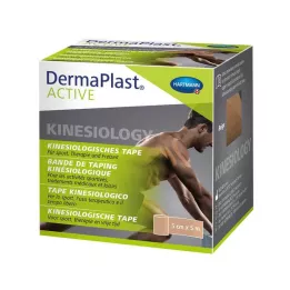 DERMAPLAST Nastro kinesiologico attivo 5 cmx5 m beige, 1 pz