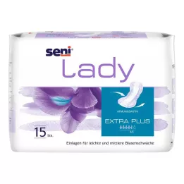 SENI Assorbente per incontinenza femminile extra plus, 15 pezzi