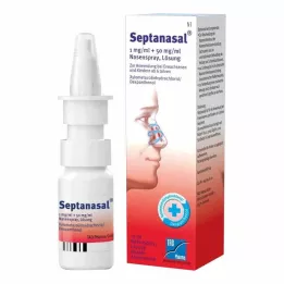 SEPTANASAL 1 mg/ml + 50 mg/ml spray nasale, 10 ml