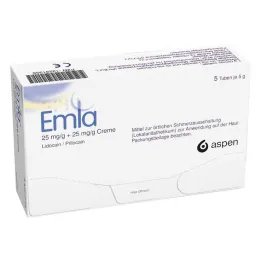 Crema Emla + cerotti Tegaderm, 5 x 5 g