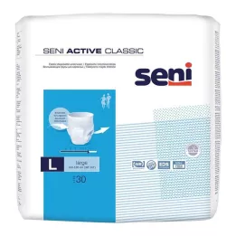 SENI Slip per incontinenza Active Classic monouso L, 30 pz