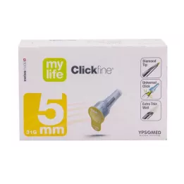 MYLIFE Aghi per penna Clickfine 5 mm 31 G, 100 pz