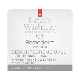 WIDMER Remederm crema viso UV 20 leggermente profumata, 50 ml