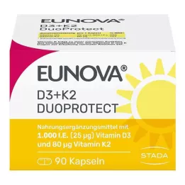 EUNOVA DuoProtect D3+K2 1000 UI/80 μg capsule, 90 pz