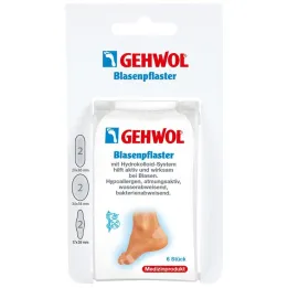 Cerotti per vesciche Gehwol, assortiti, 6 pezzi