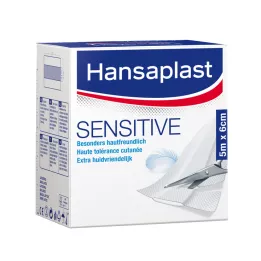 HANSAPLAST Cerotto sensibile rotolo 6 cmx5 m, 1 pezzo